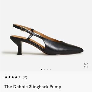 Madewell Black Slingback Heels